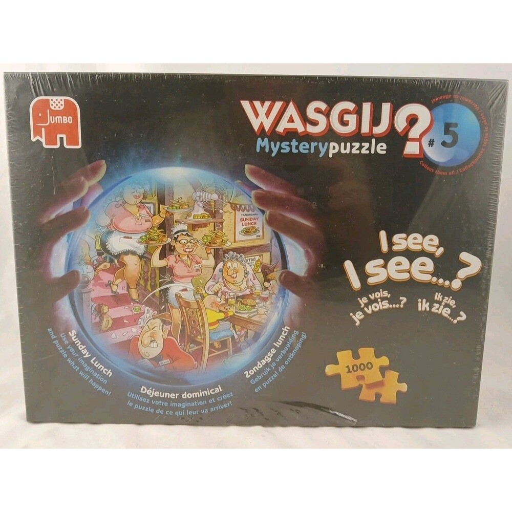 Wasgij? 1000 Piece Mystery Jigsaw Puzzle #5-Sunday Lunch-NEW/SEALED!